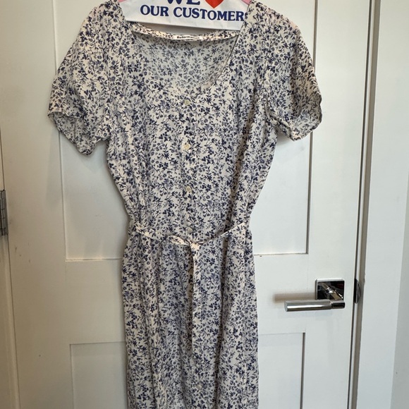 Reformation Blue Floral Dress mini - Picture 6 of 11